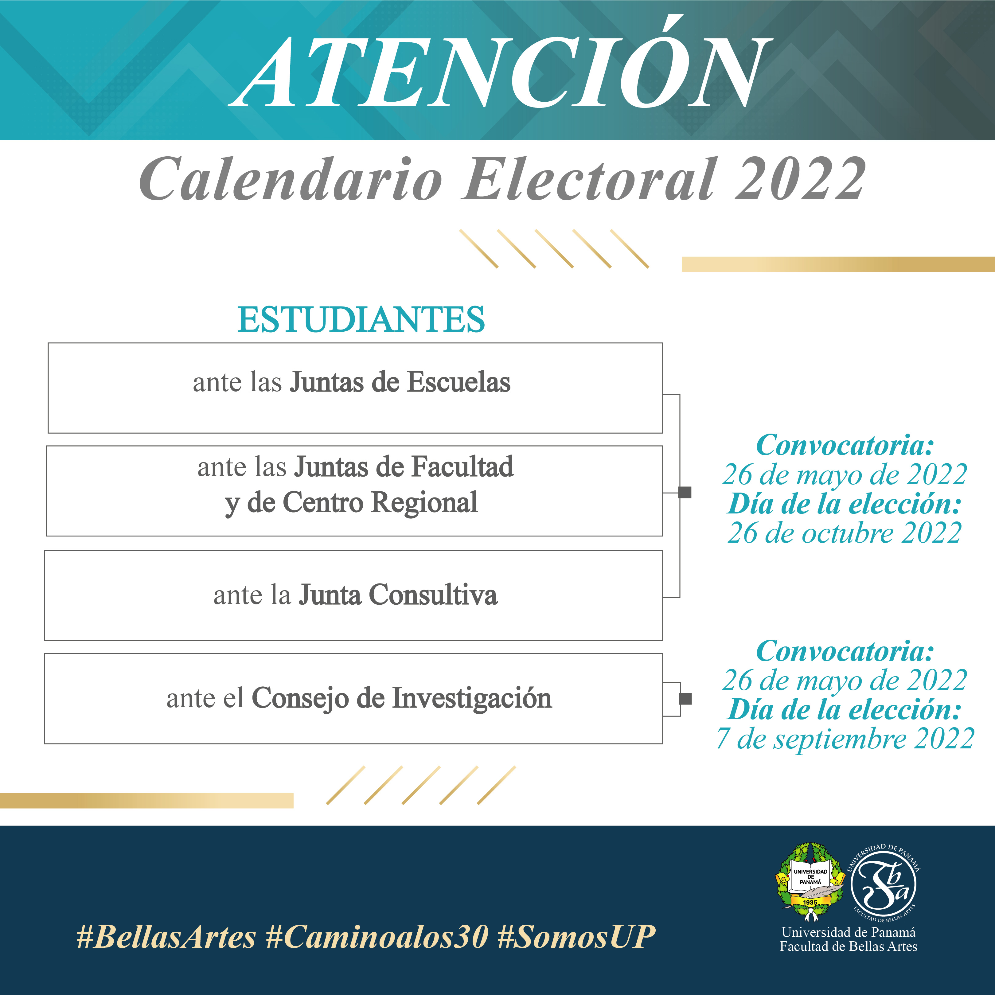 calendario electoral 2022
