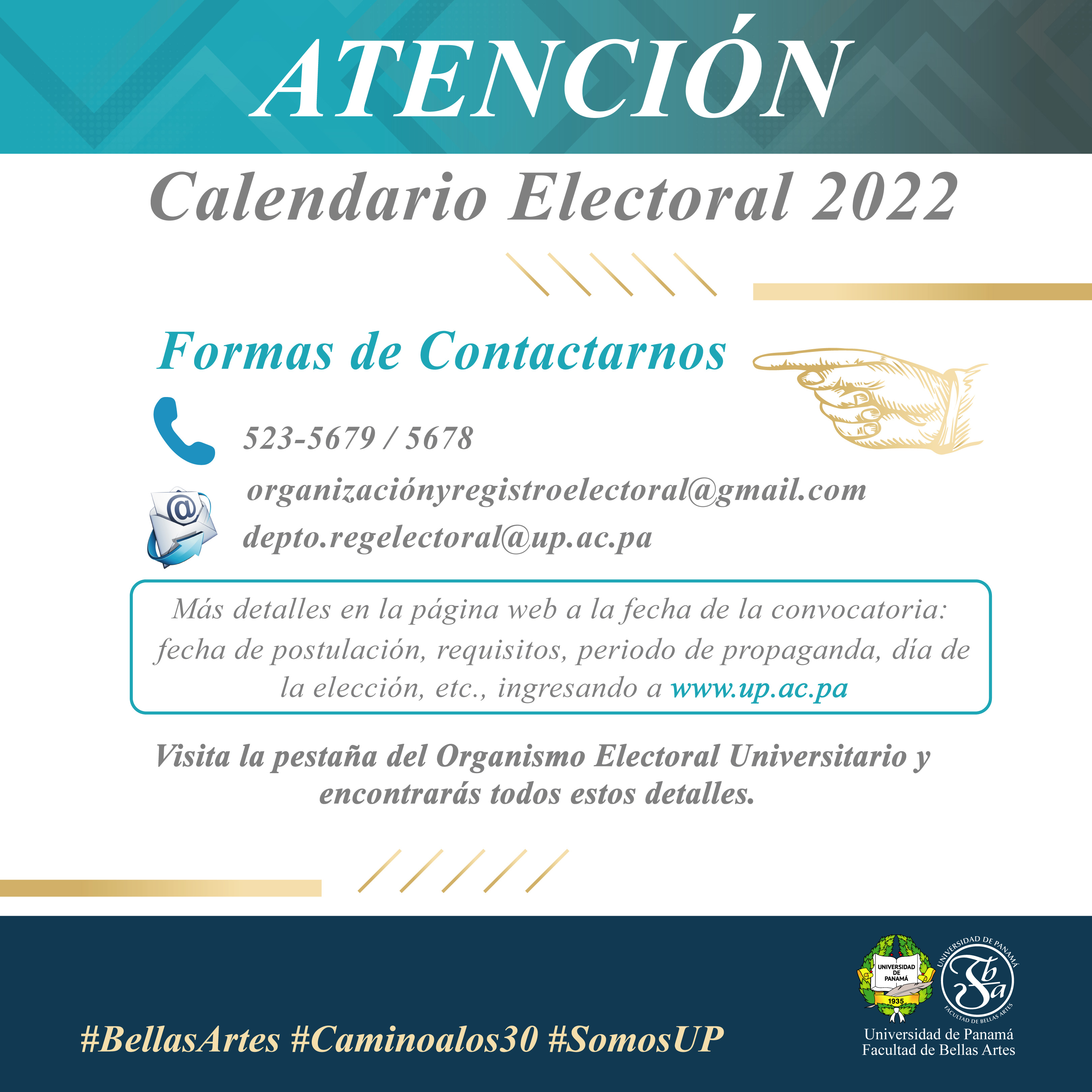 calendario electoral 2022